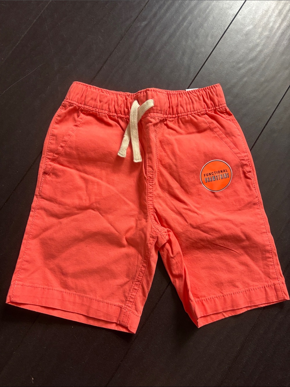 The Children's Place Coral Red Drawstring Shorts